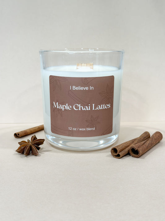 Maple Chai Lattes